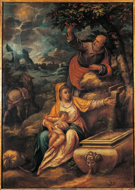 Rest During The Flight To Egypt Poster Print - Item # VAREVCMOND077VJ539H