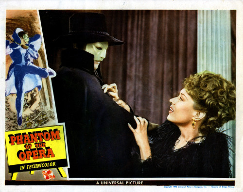 Phantom Of The Opera From Left Claude Rains Jane Farrar 1943 Movie Poster Masterprint - Item # VAREVCMSDPHOFEC022H