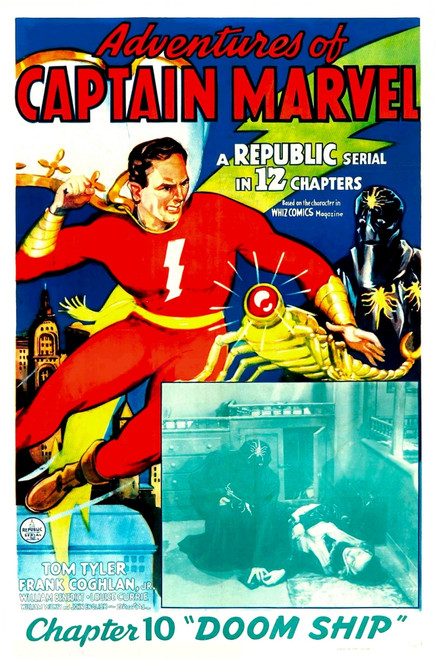 The Adventures Of Captain Marvel Left: Tom Tyler In 'Chapter 10: Doom Ship' 1940 Movie Poster Masterprint - Item # VAREVCMCDADOFEC134H