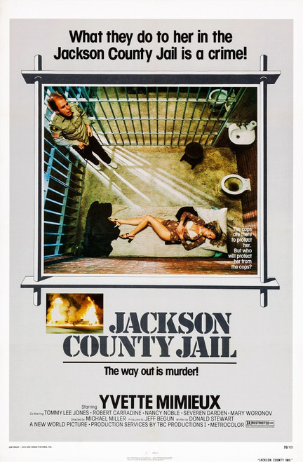 Jackson County Jail Us Poster Art 1976. Movie Poster Masterprint - Item # VAREVCMMDJACOEC002H
