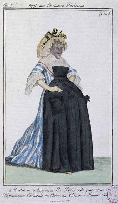Engraving  Madame Angot  Paris . Musee Du Costume Poster Print - Item # VAREVCCRLA004YF095H