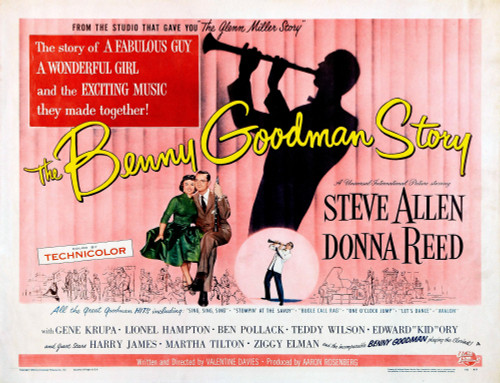 The Benny Goodman Story Donna Reed Steve Allen 1955 Movie Poster Masterprint - Item # VAREVCMSDBEGOEC002H