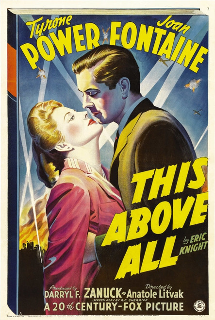 This Above All From Left: Joan Fontaine Tyrone Power 1942 Tm And Copyright ??20Th Century Fox Film Corp. All Rights Reserved./Courtesy Everett Collection Movie Poster Masterprint - Item # VAREVCMMDTHABFE001H