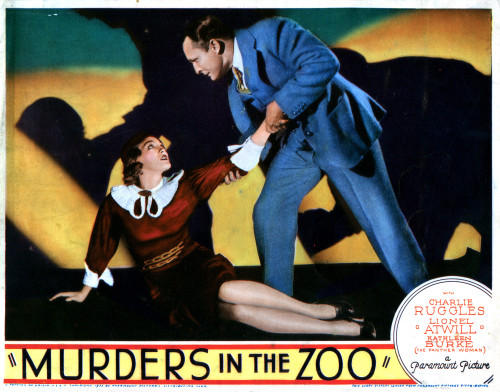Murders In The Zoo From Left Kathleen Burke Lionel Atwill 1933 Movie Poster Masterprint - Item # VAREVCMSDMUINEC038H