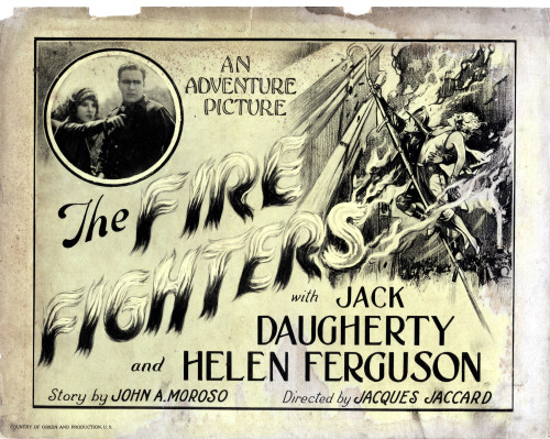 The Fire Fighters From Left Inset Helen Ferguson Jack Daugherty 1927 Movie Poster Masterprint - Item # VAREVCMCDFIFIEC093H