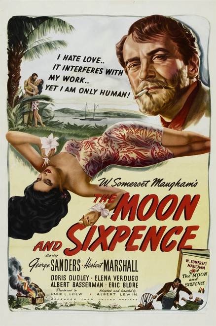 The Moon And Sixpence From Left: Elena Verdugo George Sanders 1942. Movie Poster Masterprint - Item # VAREVCMCDMOANEC014H
