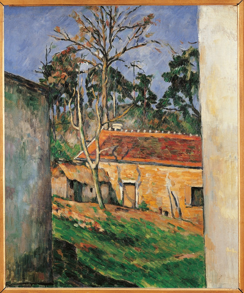 Farm Courtyard In Auvers Poster Print - Item # VAREVCMOND025VJ873H