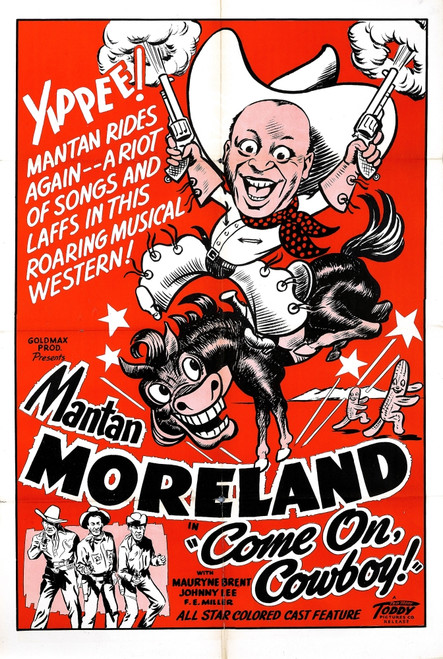 Come On Cowboy! Mantan Moreland 1948 Movie Poster Masterprint - Item # VAREVCMCDCOONEC011H