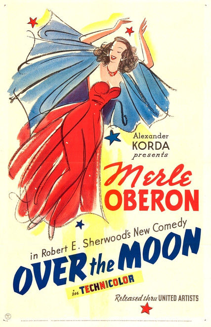 Over The Moon Us Poster Art Merle Oberon 1939 Movie Poster Masterprint - Item # VAREVCMCDOVTHEC064H