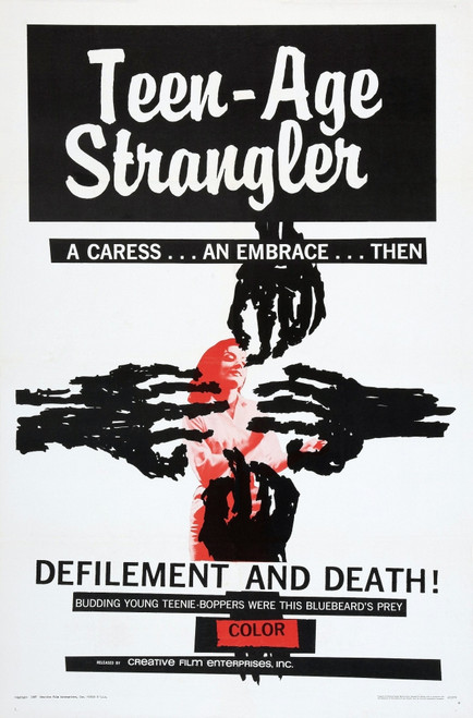 Teen-Age Strangler Us Poster 1964 Movie Poster Masterprint - Item # VAREVCMCDTESTEC007H