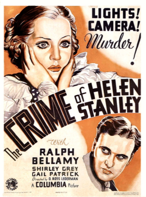 The Crime Of Helen Stanley Us Poster Art From Top: Shirley Grey Ralph Bellamy 1934 Movie Poster Masterprint - Item # VAREVCMCDCROFEC012H
