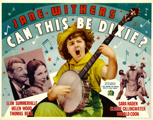 Can This Be Dixie? Far Left: Slim Summerville Center: Jane Withers 1936 Tm And Copyright ??20Th Century Fox Film Corp. All Rights Reserved./Courtesy Everett Collection Movie Poster Masterprint - Item # VAREVCMCDCATHFE014H