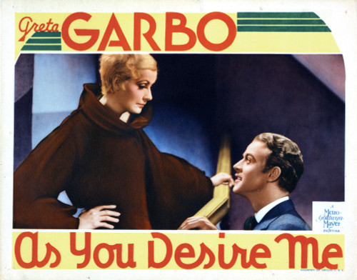 As You Desire Me From Left Greta Garbo Roland Varno 1932 Movie Poster Masterprint - Item # VAREVCMCDASYOEC040H