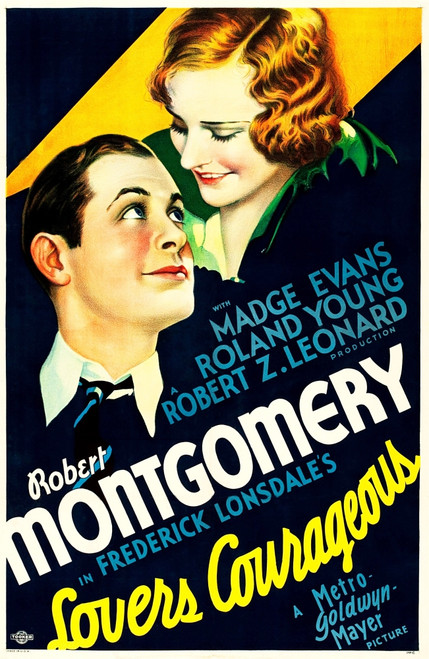 Lovers Courageous Us Poster Art From Left: Robert Montgomery Madge Evans 1932 Movie Poster Masterprint - Item # VAREVCMCDLOCOEC034H