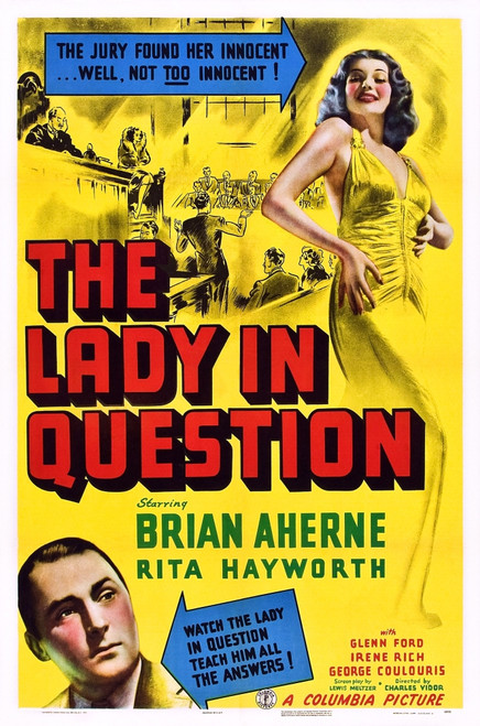 The Lady In Question Brian Aherne Rita Hayworth 1940 Movie Poster Masterprint - Item # VAREVCMSDLAINEC023H