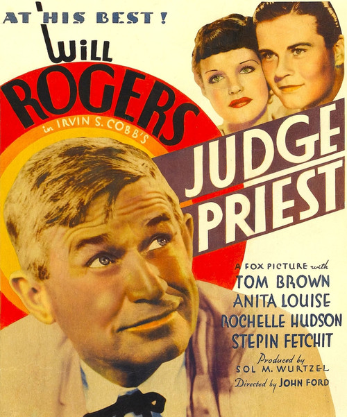 Judge Priest Left: Will Rogers Top Right From Left: Anita Louise Tom Brown 1934 Tm And Copyright ??20Th Century Fox Film Corp. All Rights Reserved./Courtesy Everett Collection Movie Poster Masterprint - Item # VAREVCMCDJUPRFE004H