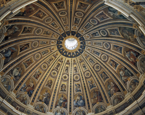 Saint Peter'S Basilica. Vatican City. Saint Peter'S Basilica. The Vatican / Basilica Of St.Peter'S / Interior Of Dome. Renaissance Art. Cinquecento. Architecture. ?? Aisa/Everett Collection Poster Print - Item # VAREVCFINA048AH073H