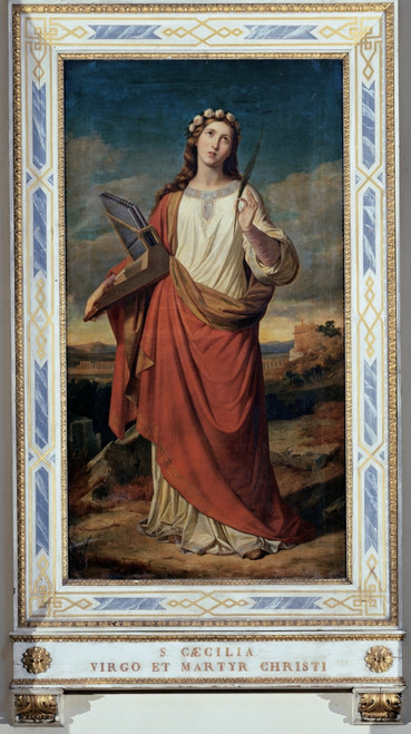 Molmenti Pompeo Marino St Cecily 1862 19Th Century Canvas Italy Veneto Malo Vicenza Cathedral Everett CollectionMondadori Portfolio Poster Print - Item # VAREVCMOND036VJ947H