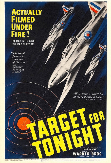Target For Tonight Window Card 1941 Movie Poster Masterprint - Item # VAREVCMCDTATOEC052H