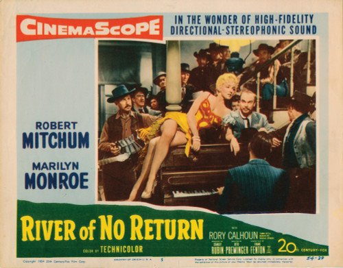 River Of No Return Lobbycard Marilyn Monroe 1954 Tm And Copyright ??20Th Century Fox Film Corp. All Rights Reserved./Courtesy Everett Collection Movie Poster Masterprint - Item # VAREVCMCDRIOFFE046H