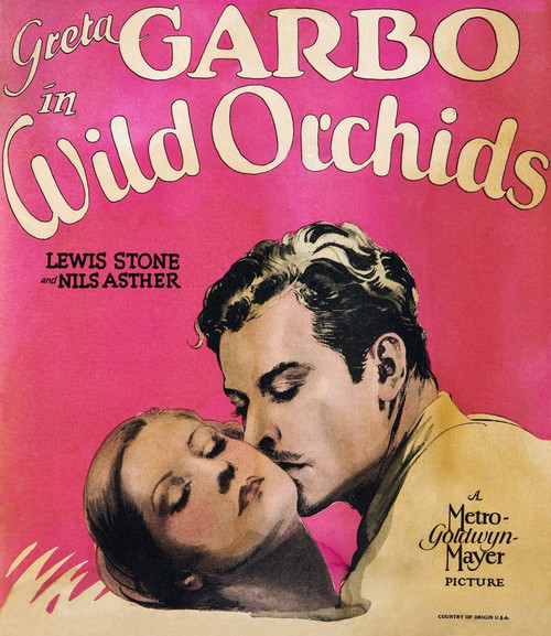 Wild Orchids From Left Greta Garbo Nils Asther On Window Card 1929 Movie Poster Masterprint - Item # VAREVCMCDWIOREC016H
