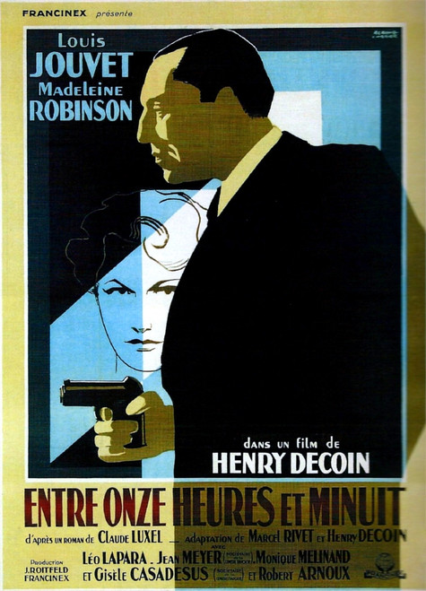 Between Eleven And Midnight French Poster From Left: Madeleine Robinson Louis Jouvet 1949 Movie Poster Masterprint - Item # VAREVCMCDBEELEC006H