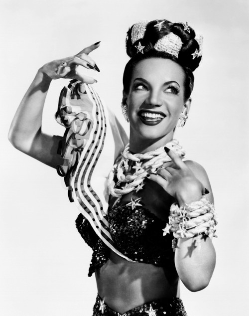 Carmen Miranda Celebrating The Fourth Of July Ca. Mid-1940S Photo Print - Item # VAREVCPBDCAMIEC047H