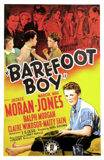 Barefoot Boy Us Poster Jackie Moran 1938 Movie Poster Masterprint - Item # VAREVCMCDBABOEC066H