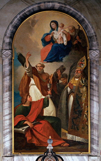 Bevilacqua Giovanni Carlo St Andrew And Saints 1812 19Th Century Canvas Italy Veneto Treviso Sant'Andrea Church Everett CollectionMondadori Portfolio Poster Print - Item # VAREVCMOND036VJ206H