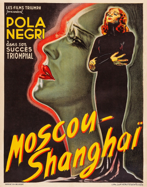 Moscow Shanghai French Poster Art Pola Negri 1936 Movie Poster Masterprint - Item # VAREVCMCDMOSHEC006H