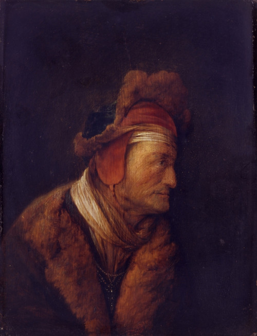 Man In Profile With Hat And Fur Collar Poster Print - Item # VAREVCMOND077VJ123H