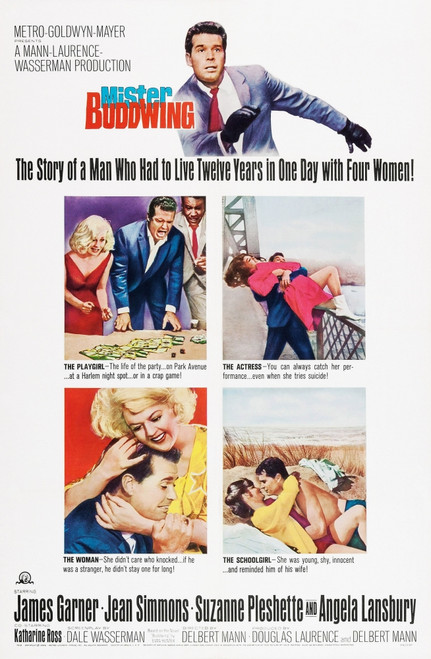 Mister Buddwing Us Poster Art Bottom From Left: James Garner Angela Lansbury Katharine Ross James Garner 1966. Movie Poster Masterprint - Item # VAREVCMCDMIBUEC004H
