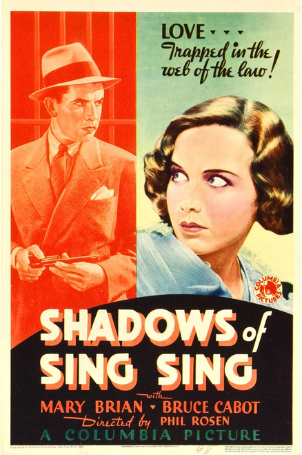 Shadows Of Sing Sing From Left: Bruce Cabot Mary Brian On Midget Window Card 1933. Movie Poster Masterprint - Item # VAREVCMCDSHOFEC137H