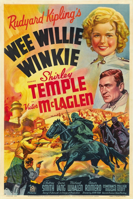 Wee Willie Winkie Right From Top: Shirley Temple Victor Mclaglen 1937 Tm And Copyright ??20Th Century Fox Film Corp. All Rights Reserved./Courtesy Everett Collection Movie Poster Masterprint - Item # VAREVCMCDWEWIFE002H