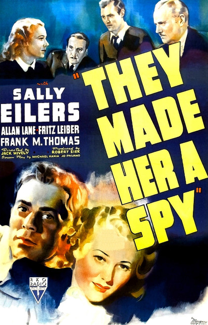 They Made Her A Spy Us Poster Art Top From Left: Sally Eilers Theodore Von Eltz Allan Lane Addison Richards; Bottom From Left: Allan Lane Sally Eilers 1939 Movie Poster Masterprint - Item # VAREVCMCDTHMAEC064H