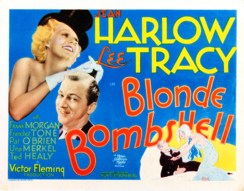 Bombshell Us Lobbycard From Left: Jean Harlow Lee Tracy 1933. Movie Poster Masterprint - Item # VAREVCMMDBOMBEC002H