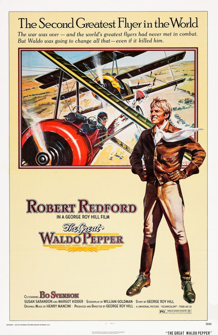 The Great Waldo Pepper Us Poster Robert Redford 1975 Movie Poster Masterprint - Item # VAREVCMCDGRWAEC036H