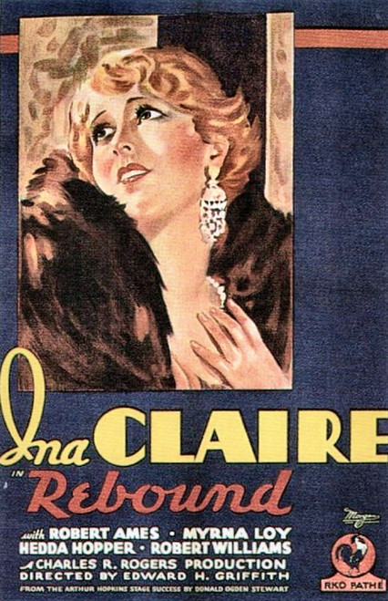 Rebound Ina Claire On Us Poster Art 1931 Movie Poster Masterprint - Item # VAREVCMCDREBOEC035H