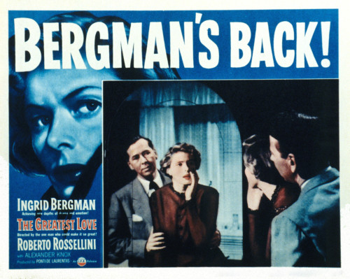 Europa '51 Alexander Knox Ingrid Bergman 1952 Movie Poster Masterprint - Item # VAREVCMSDGRLOEC001H