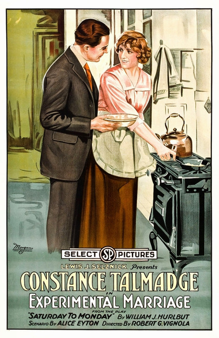 Experimental Marriage From Left: Harrison Ford Constance Talmadge 1919 Movie Poster Masterprint - Item # VAREVCMCDEXMAEC004H