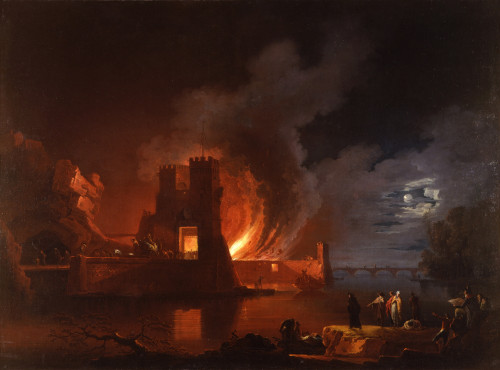 Fire In A Dock Poster Print - Item # VAREVCMOND077VJ227H