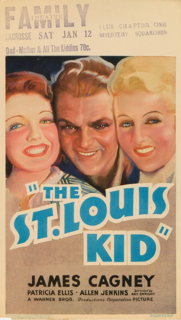 The St. Louis Kid Window Card From Left: Dorothy Dare James Cagney Patricia Ellis 1934 Movie Poster Masterprint - Item # VAREVCMCDSALOEC008H
