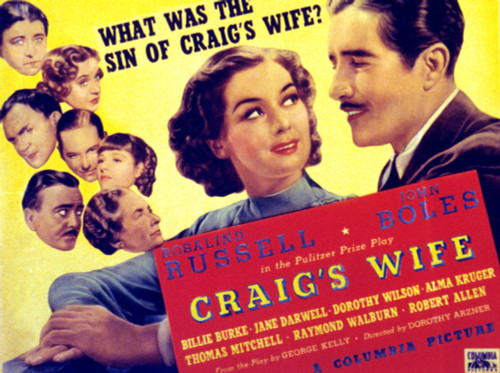 Craig'S Wife Jane Darwell Billie Burke Thomas Mitchell Robert Allen Dorothy Wilson Raymond Walburn Alma Kruger Rosalind Russell John Boles 1936 Movie Poster Masterprint - Item # VAREVCMSDCRWIEC022H