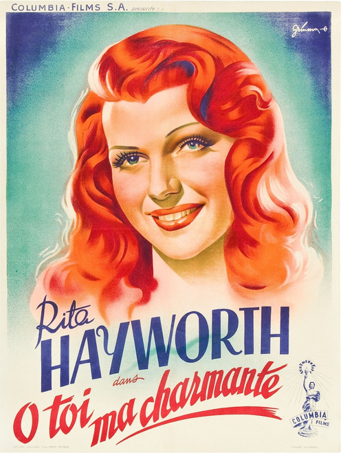 You Were Never Lovelier Rita Hayworth On French Poster Art 1942. Movie Poster Masterprint - Item # VAREVCMCDYOWEEC010H