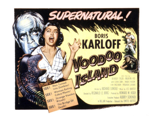 Voodoo Island Beverly Tyler Boris Karloff 1957 Movie Poster Masterprint - Item # VAREVCMSDVOISEC001H