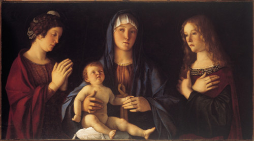 Virgin With Child And Sts Catherine And Magdalene Poster Print - Item # VAREVCMOND025VJ461H