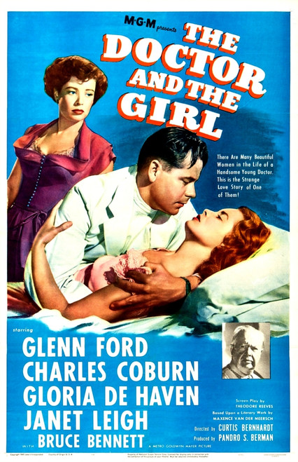 The Doctor And The Girl Us Poster From Left: Gloria Dehaven Glenn Ford Janet Leigh Charles Coburn 1949 Movie Poster Masterprint - Item # VAREVCMCDDOANEC040H