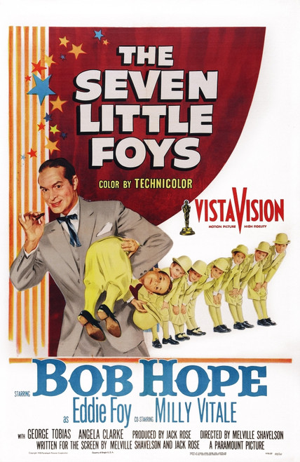 The Seven Little Foys Us Poster Art Left: Bob Hope 1955. Movie Poster Masterprint - Item # VAREVCMMDSELIEC003H