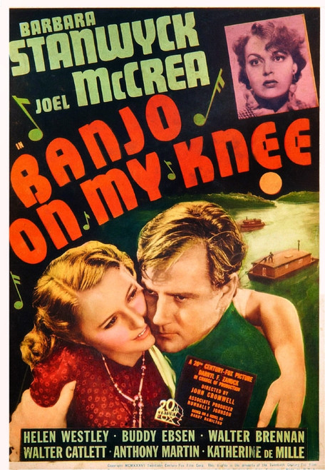 Banjo On My Knee Us Poster Art Top: Katherine Demille; Bottom From Left: Barbara Stanwyck Joel Mccrea 1936 Movie Poster Masterprint - Item # VAREVCMCDBAONFE001H