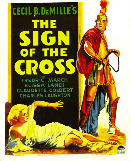 Sign Of The Cross Elissa Landi Fredric March On Window Card 1932 Movie Poster Masterprint - Item # VAREVCMCDSIOFEC101H